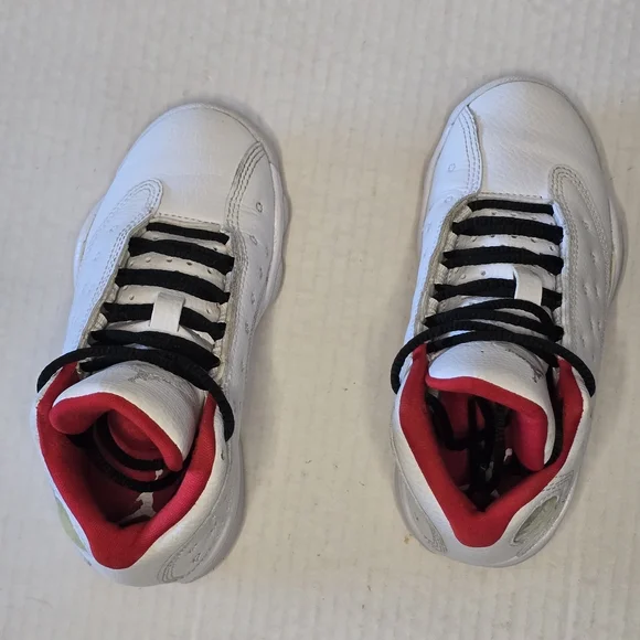 Jordan 13 Retro History of Flight Kids Sneakers Size 11C White Red OG - Picture 5 of 12